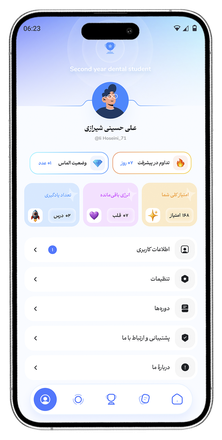صفحهٔ پروفایل دنتیگو